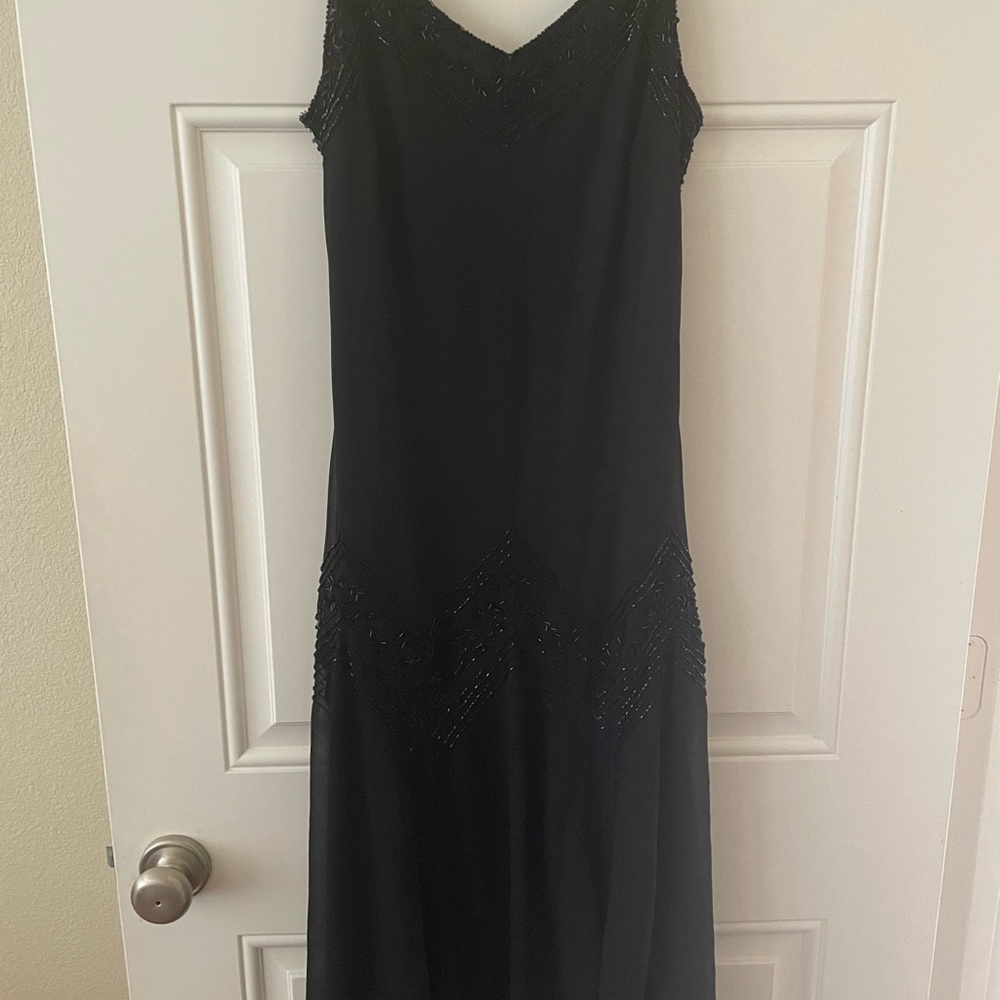 Black Beaded Dress